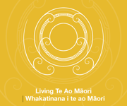 Vision Beyond 2050 Tile stating Living Te Ao Māori